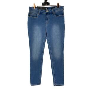 Jones New York Jeans Womens 10P/30 Madison Skinny Ankle Mid-rise 27" Inseam